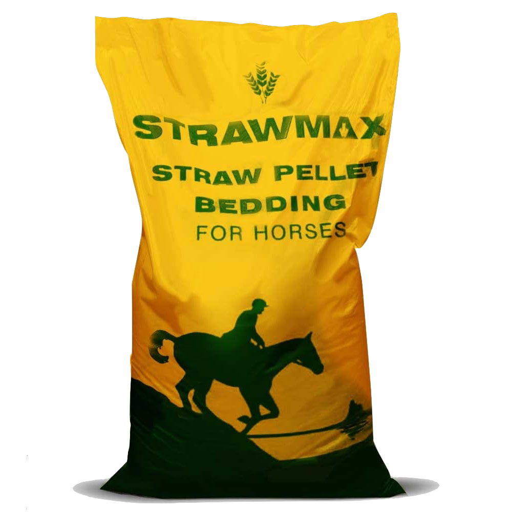 STRAWMAX PELLET BEDDING FOR HORSES