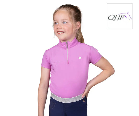 QHP Gwenn Junior Sport Shirt - Pink