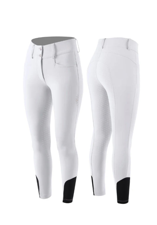 Animo ladies nuka-high-waist-full-grip-breeches-white