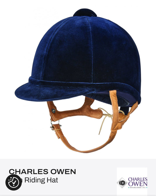 CHARLES OWEN FIAN VELVET RIDING HAT